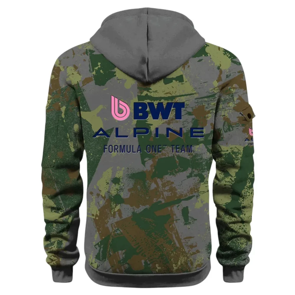 Sports Car Hoodie Half Zip 3D Print, Sporty Everyday Wear Hoodie CAR514 - Dark Gray - Image 3