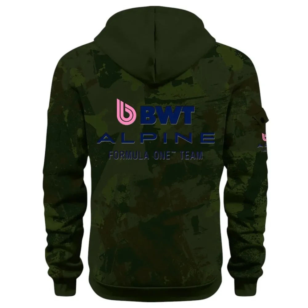Sports Car Hoodie Half Zip 3D Print, Sporty Everyday Wear Hoodie CAR514 - Green - Image 3