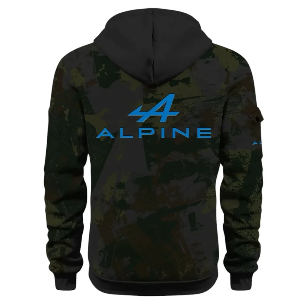 Sports Car Hoodie Half Zip 3D Print, Lightweight & Casual Comfort Hoodie CAR514 - Black - Image 3