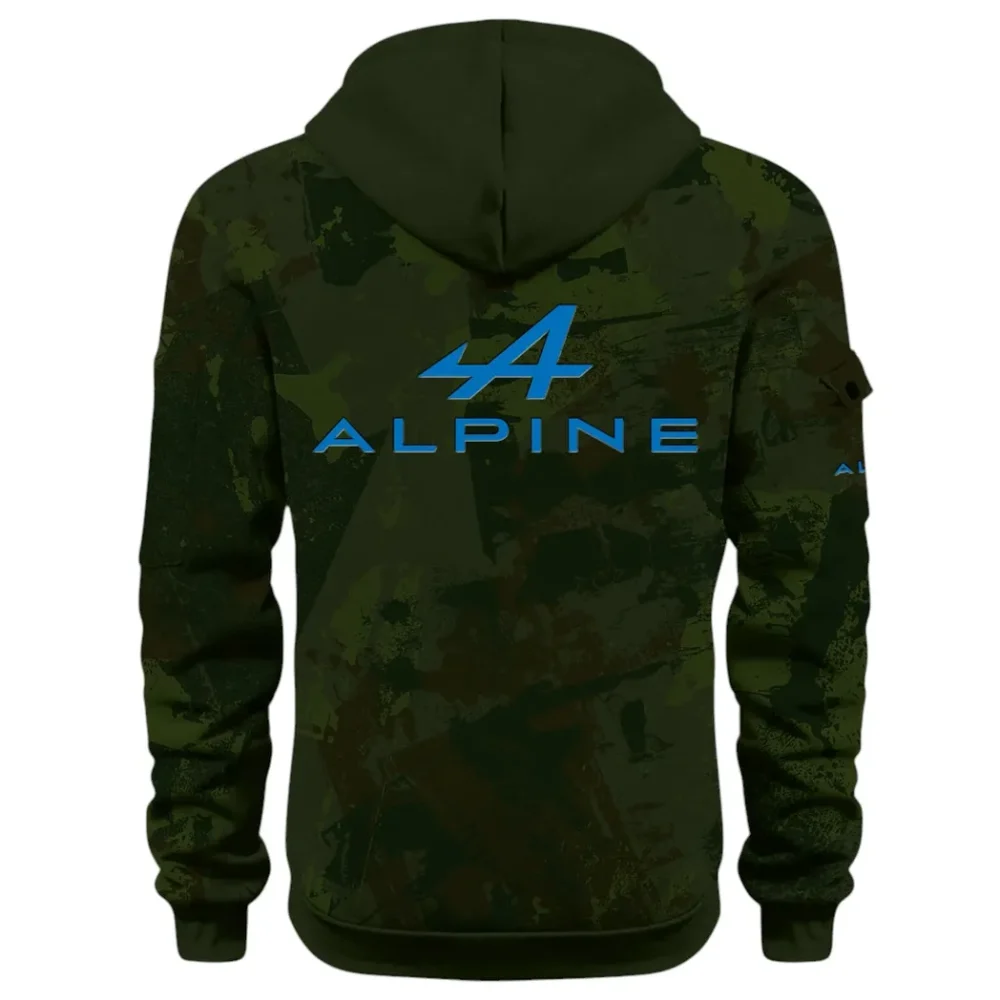 Sports Car Hoodie Half Zip 3D Print, Lightweight & Casual Comfort Hoodie CAR514 - Green - Image 3