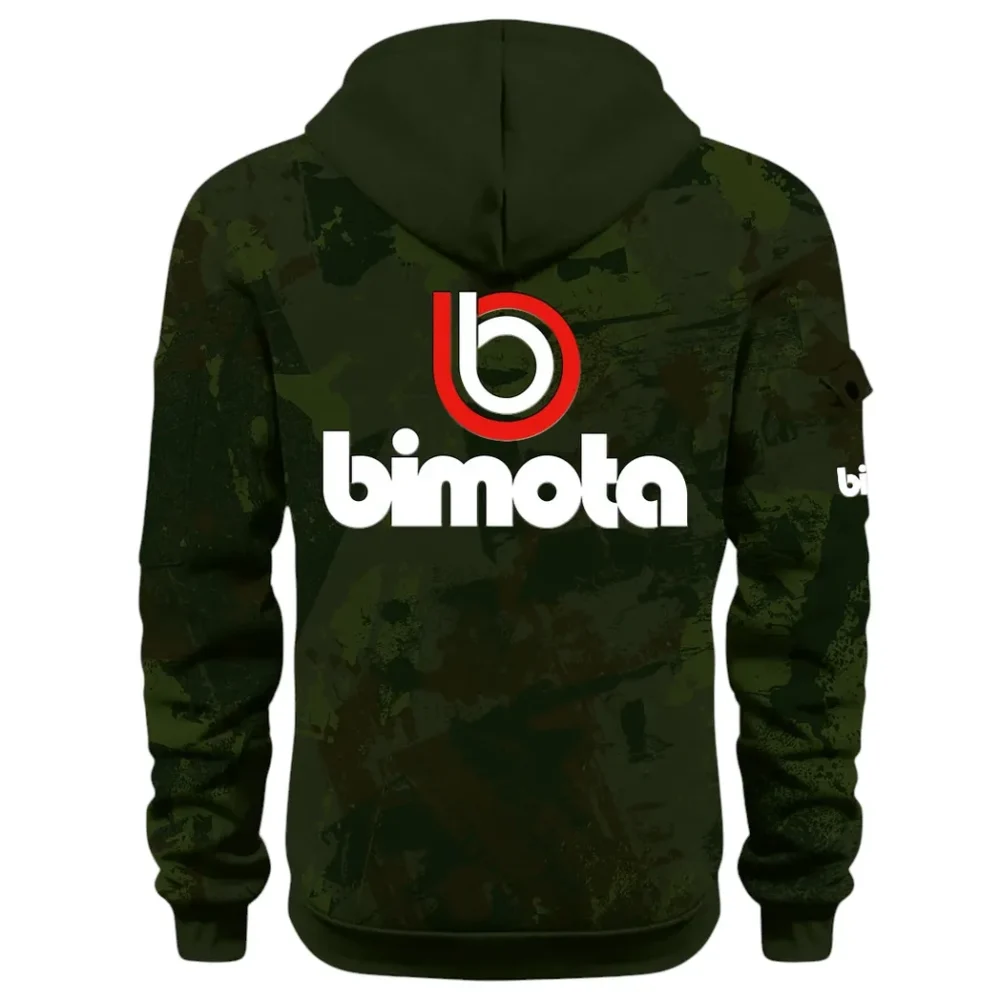 Track Bike Hoodie Half Zip 3D Print, Streetwear Casual Look Outfit CAR514 - Green - Image 3