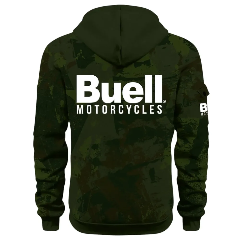 Lightweight Motorcycle Hoodie Half Zip 3D Print, Streetwear Casual Look Outfit CAR514 - Green - Image 3
