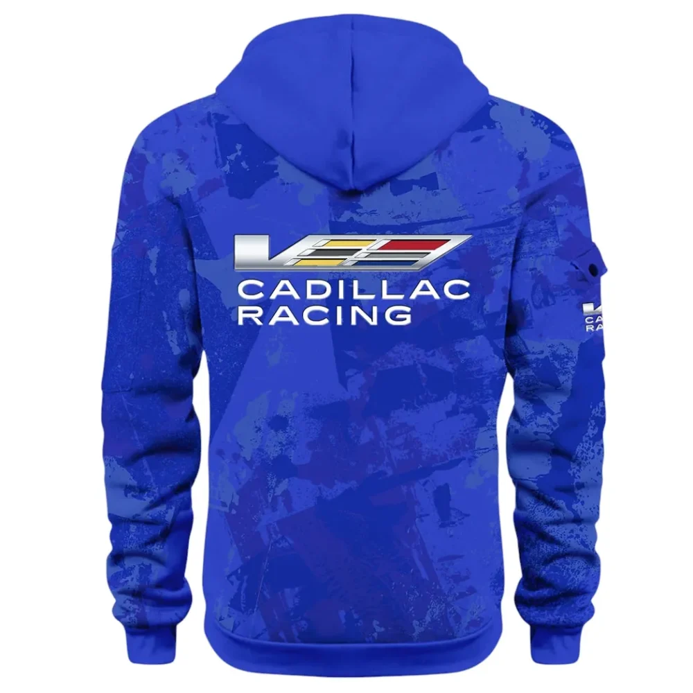 Stylish Luxury Wagon Hoodie Half Zip 3D Print, Sporty & Street-Ready Hoodie CAR514 - Blue - Image 3