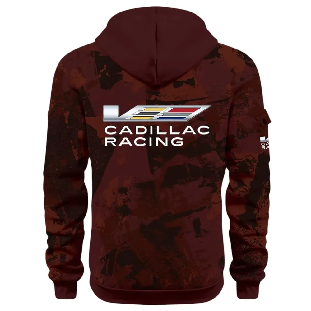 Stylish Luxury Wagon Hoodie Half Zip 3D Print, Sporty & Street-Ready Hoodie CAR514 - Dark Red - Image 3