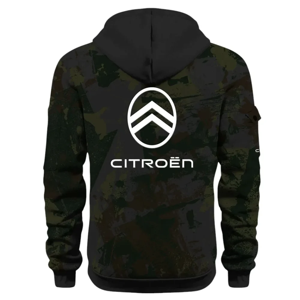 Comfortable Sedan Hoodie Half Zip 3D Print, Urban Casual Comfort Hoodie CAR514 - Black - Image 3