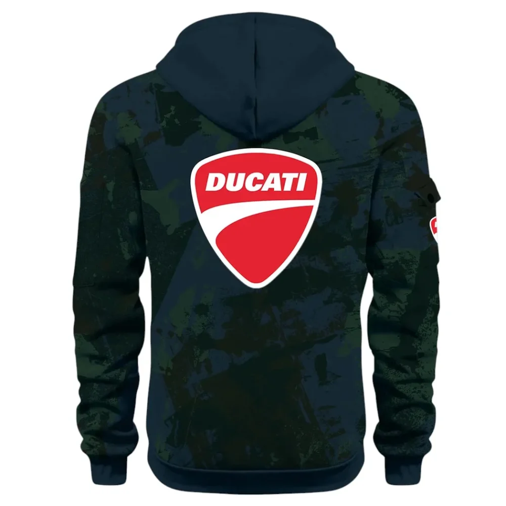 Velocity Beast Hoodie Half Zip 3D Print, Urban Style & Relaxed Fit Hoodie CAR514 - Navy - Image 3