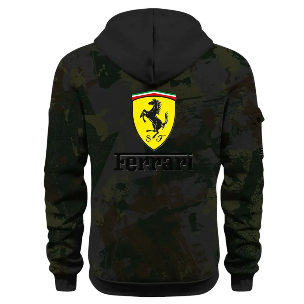 Superfast Road Car Hoodie Half Zip 3D Print, Comfortable Daily Wear CAR514 - Black - Image 3