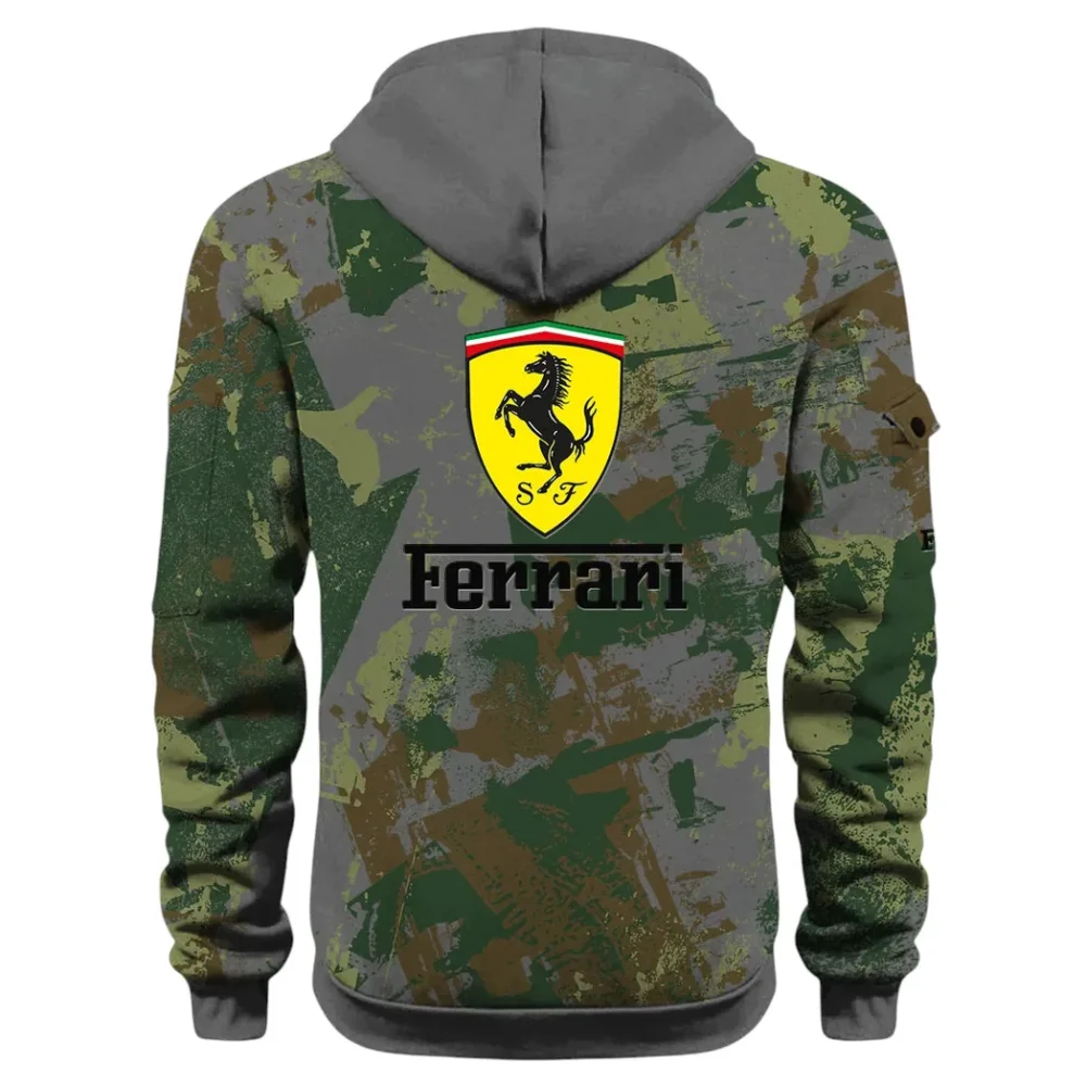Superfast Road Car Hoodie Half Zip 3D Print, Comfortable Daily Wear CAR514 - Dark Gray - Image 3