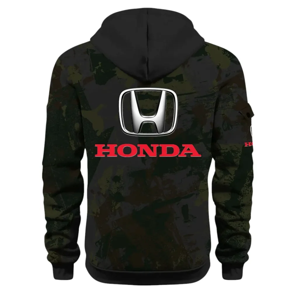 Compact Car Hoodie Half Zip 3D Print, Comfortable Daily Hoodie CAR514 - Black - Image 3
