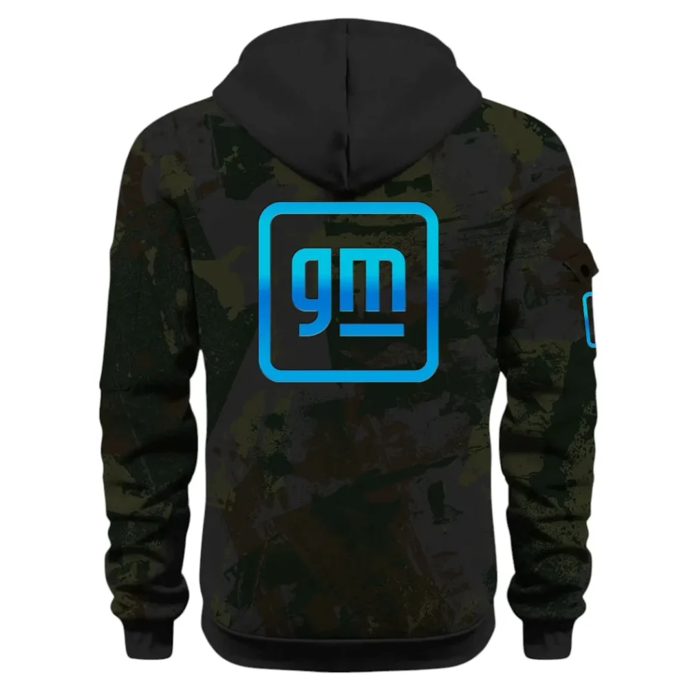 Automotive Brand Hoodie Half Zip 3D Print, Lightweight & Comfortable Streetwear Hoodie CAR514 - Black - Image 3