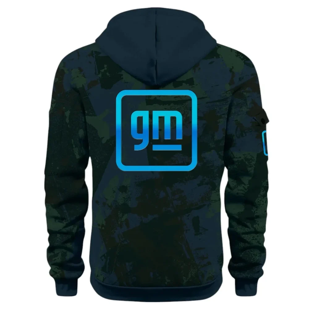 Automotive Brand Hoodie Half Zip 3D Print, Lightweight & Comfortable Streetwear Hoodie CAR514 - Navy - Image 3