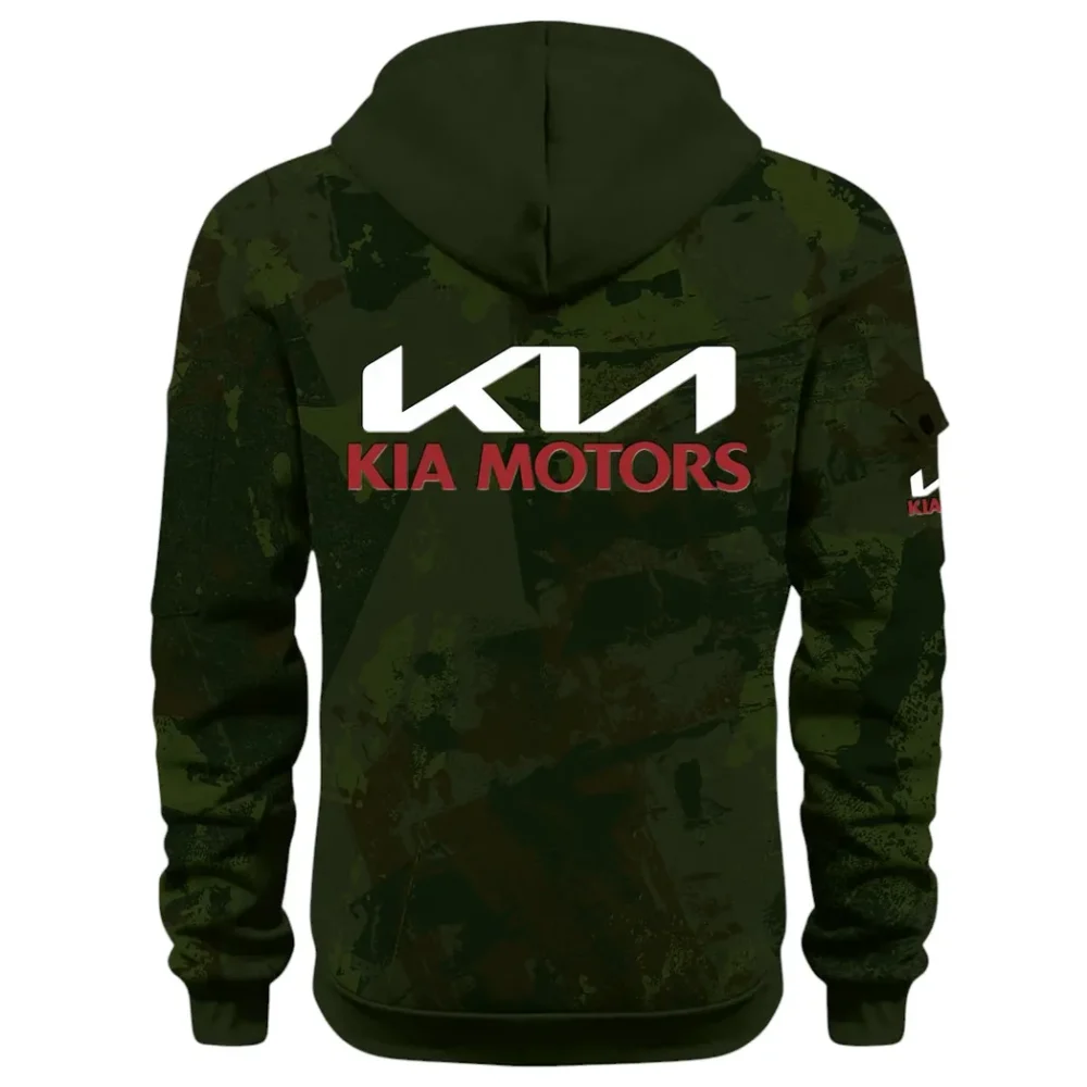 Reliable Automobile Hoodie Half Zip 3D Print, Urban Casual Comfort Hoodie CAR514 - Green - Image 3