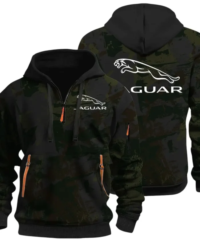 Elegant Road Car Hoodie Half Zip 3D Print, Comfortable Daily Wear CAR514 - Black