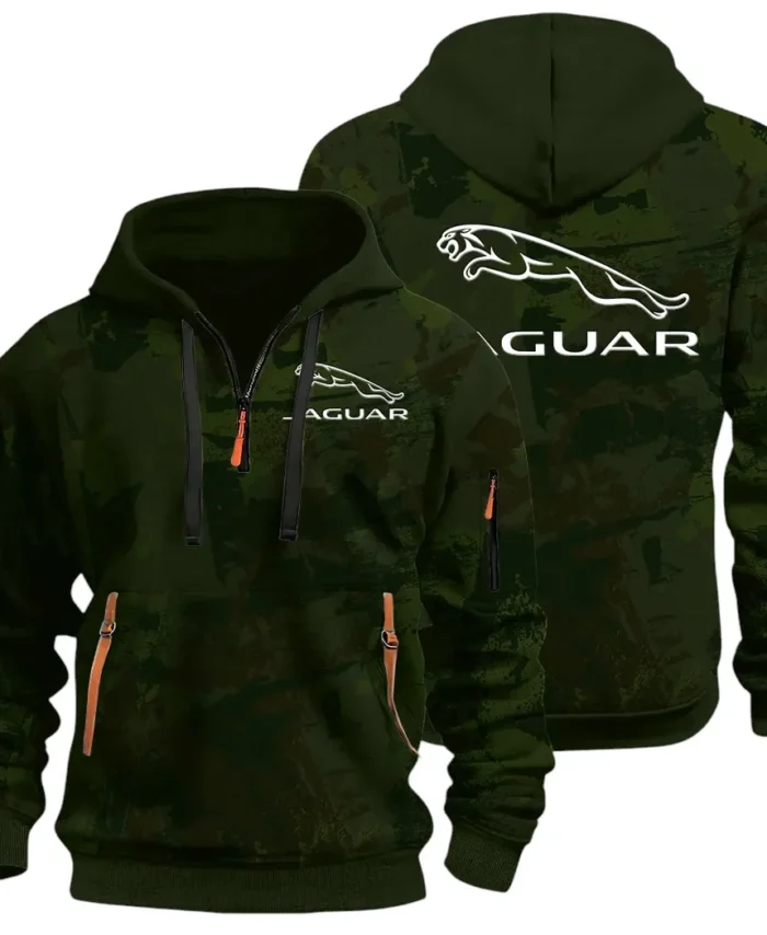 Elegant Road Car Hoodie Half Zip 3D Print, Comfortable Daily Wear CAR514 - Green