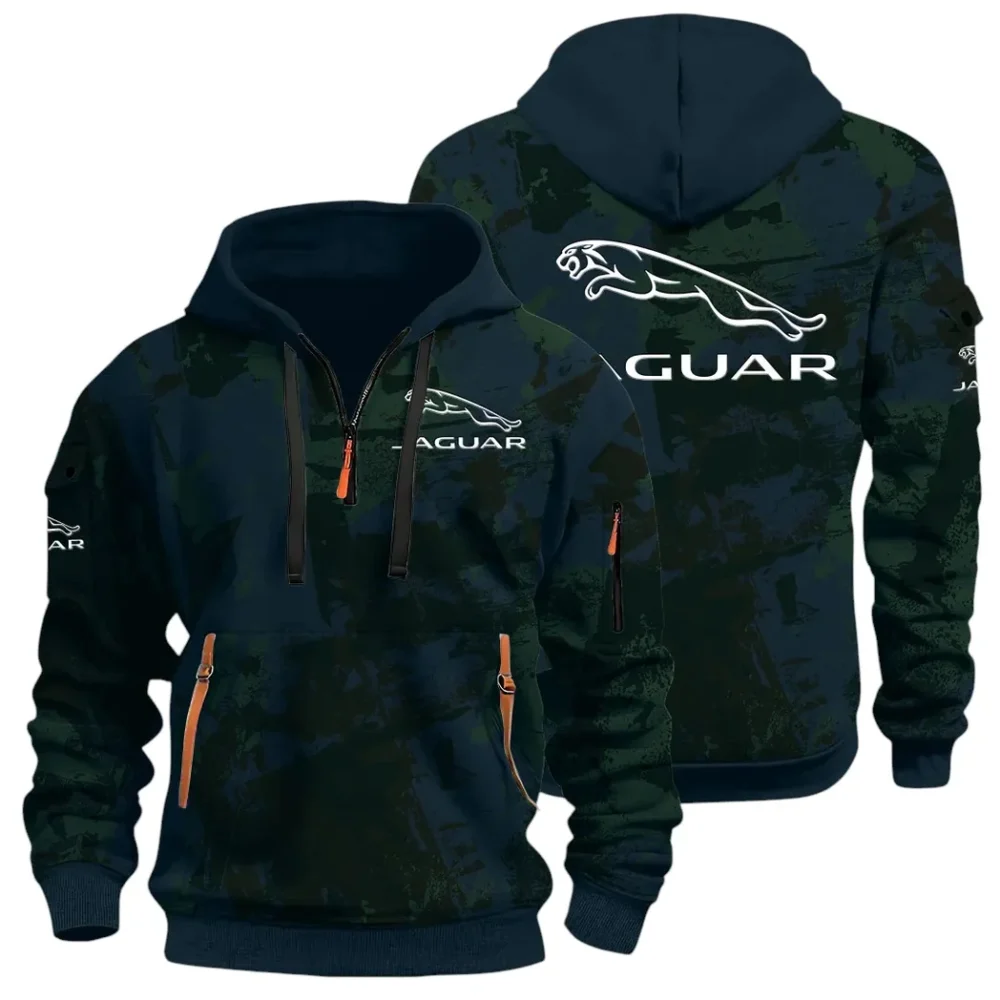 Elegant Road Car Hoodie Half Zip 3D Print, Comfortable Daily Wear CAR514 - Navy