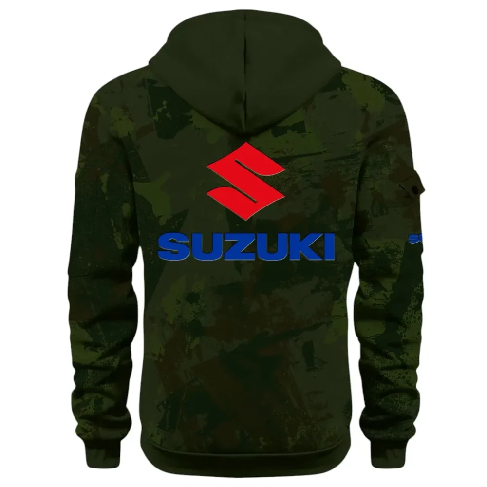 Racing Vibe Hoodie Half Zip 3D Print, Sporty & Street-Ready Hoodie CAR514 - Green - Image 3