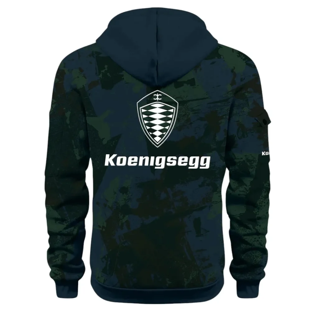 Extreme Speed Vehicle Hoodie Half Zip 3D Print, Urban Style & Relaxed Fit Hoodie CAR514 - Navy - Image 3