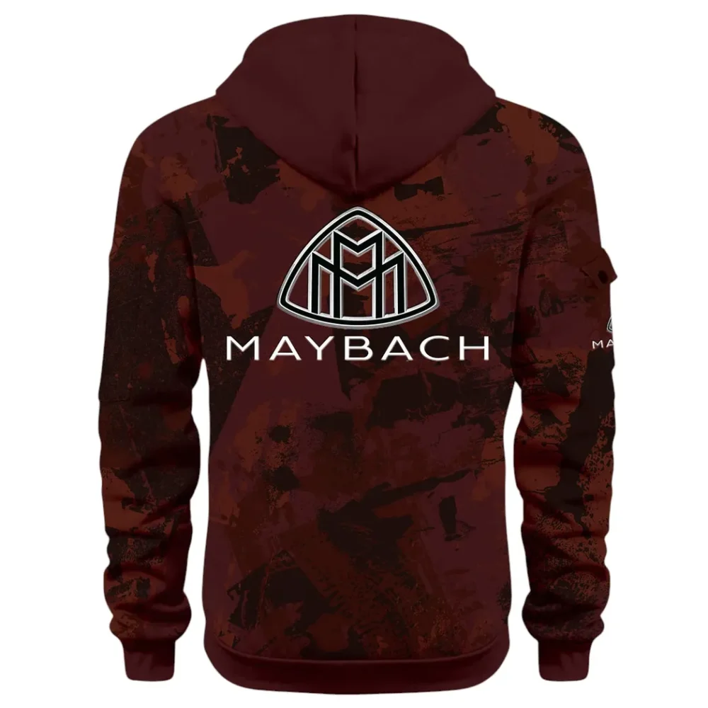 Durable Fit Hoodie Half Zip 3D Print, Adventure-Ready Streetwear CAR514 - Dark Red - Image 3
