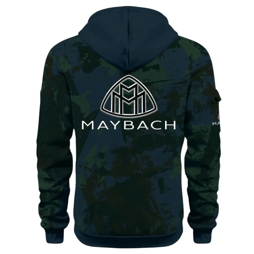 Durable Fit Hoodie Half Zip 3D Print, Adventure-Ready Streetwear CAR514 - Navy - Image 3