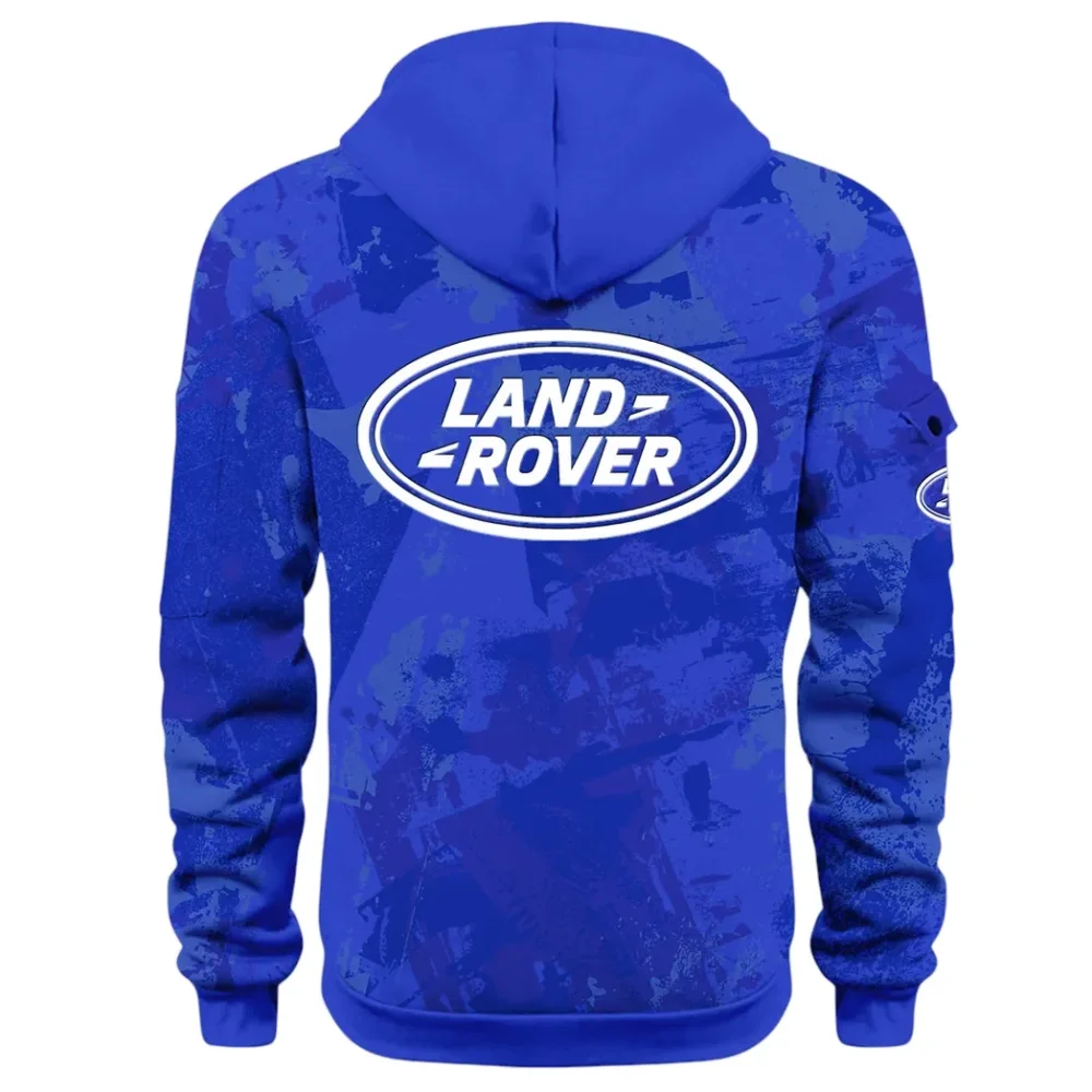 Premium Off-Road Ride Hoodie Half Zip 3D Print, Streetwear Casual Look Outfit CAR514 - Blue - Image 3
