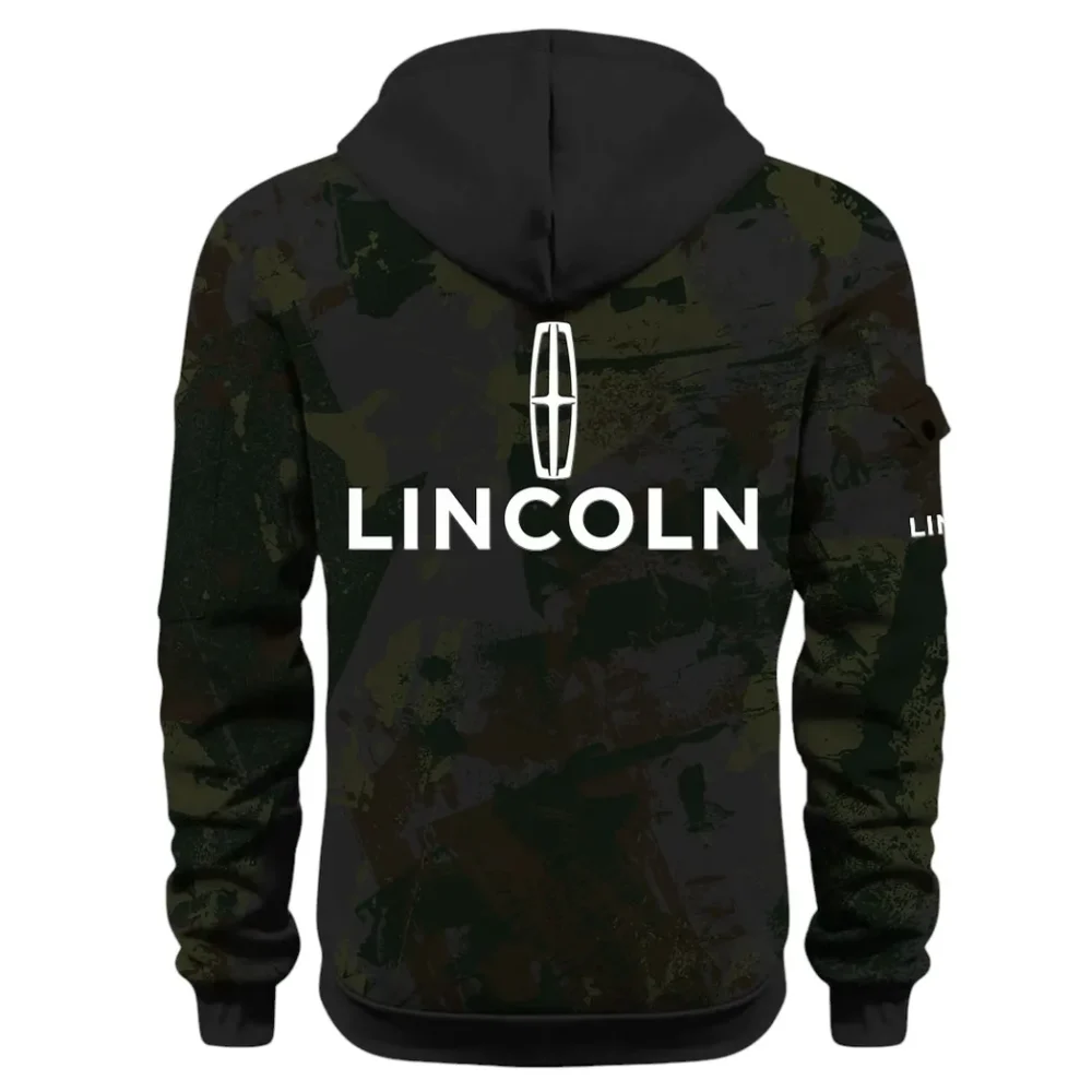 Stylish Crossover Hoodie Half Zip 3D Print, Urban Casual Comfort Hoodie CAR514 - Black - Image 3