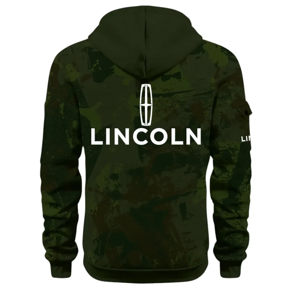 Stylish Crossover Hoodie Half Zip 3D Print, Urban Casual Comfort Hoodie CAR514 - Green - Image 3