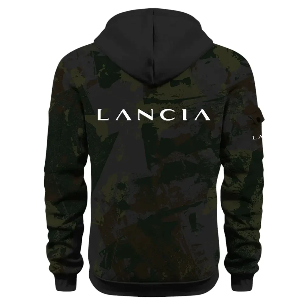 Vintage Legend Hoodie Half Zip 3D Print, Street-Ready Casual Hoodie CAR514 - Black - Image 3