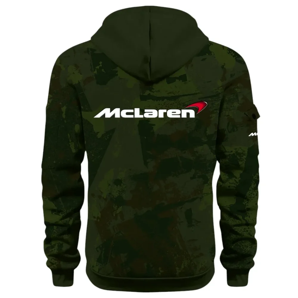 Racing Icon Hoodie Half Zip 3D Print, Rugged Casual Hoodie CAR514 - Green - Image 3
