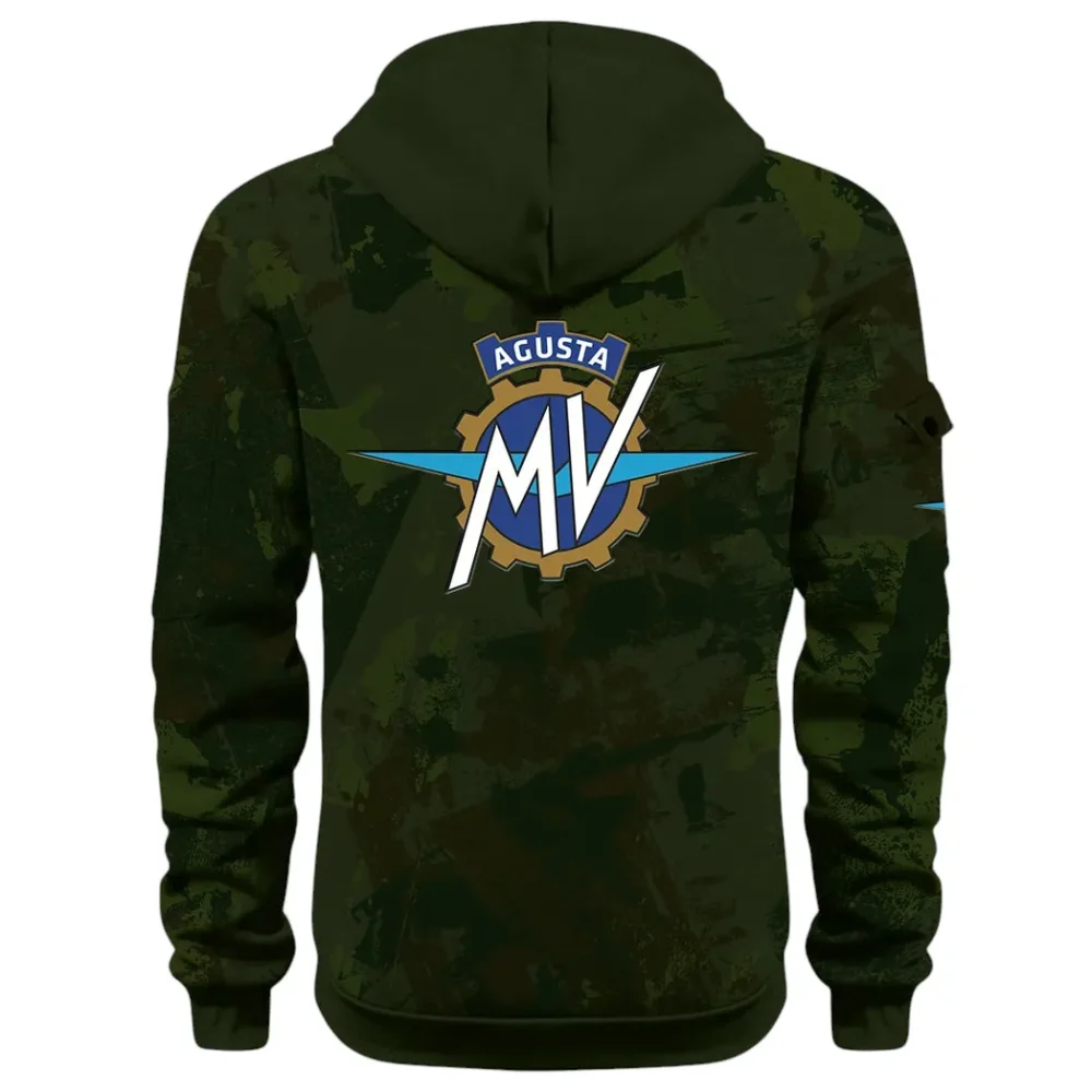 Exotic Motorcycle Hoodie Half Zip 3D Print, Sporty Everyday Wear Hoodie CAR514 - Green - Image 3