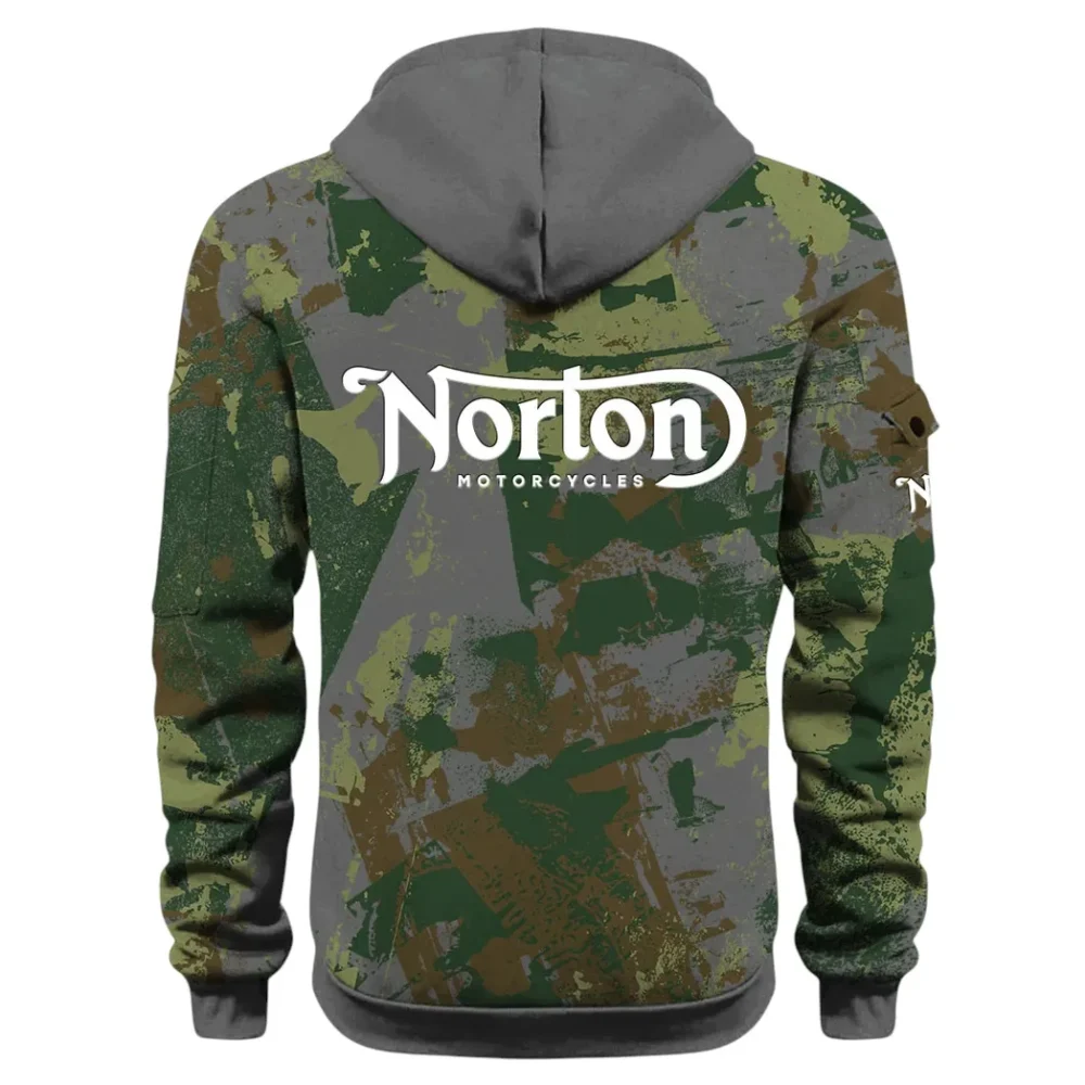 Touring Motorcycle Hoodie Half Zip 3D Print, Street-Ready Casual Hoodie CAR514 - Dark Gray - Image 3