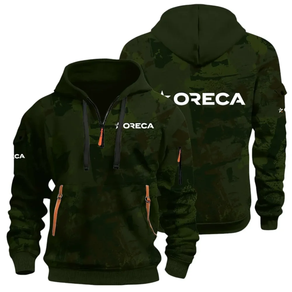 Racing Vibe Hoodie Half Zip 3D Print, Casual Fit for Everyday Wear Hoodie CAR514 - Green