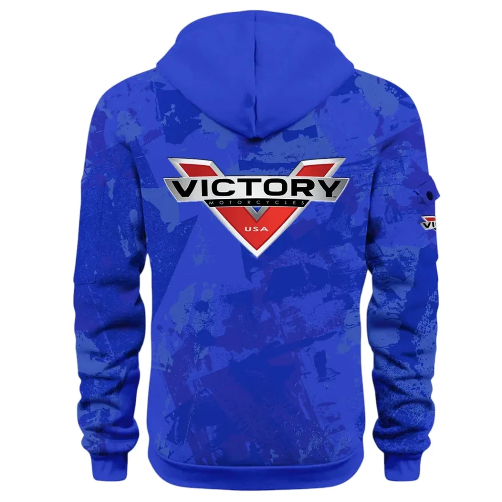 Road Bike Hoodie Half Zip 3D Print, Adventure-Ready Comfortable Hoodie CAR514 - Blue - Image 3