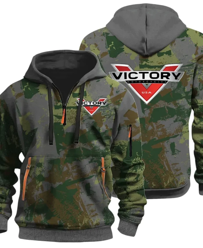 Road Bike Hoodie Half Zip 3D Print, Adventure-Ready Comfortable Hoodie CAR514 - Dark Gray