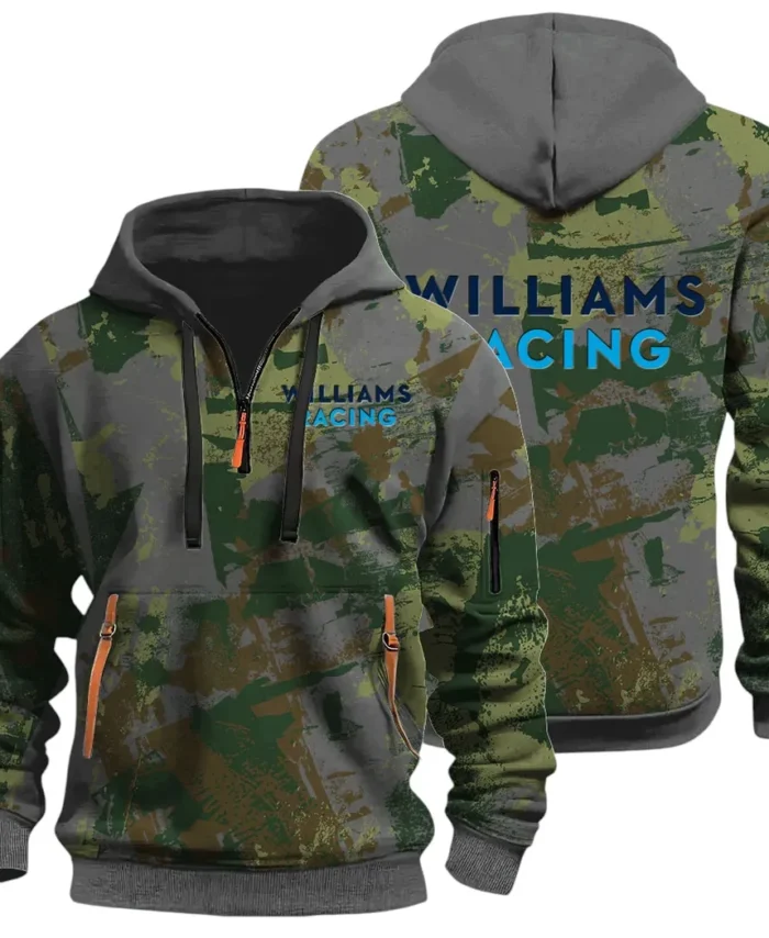 Racing Vibe Hoodie Half Zip 3D Print, Adventure-Ready Comfortable Hoodie CAR514 - Dark Gray
