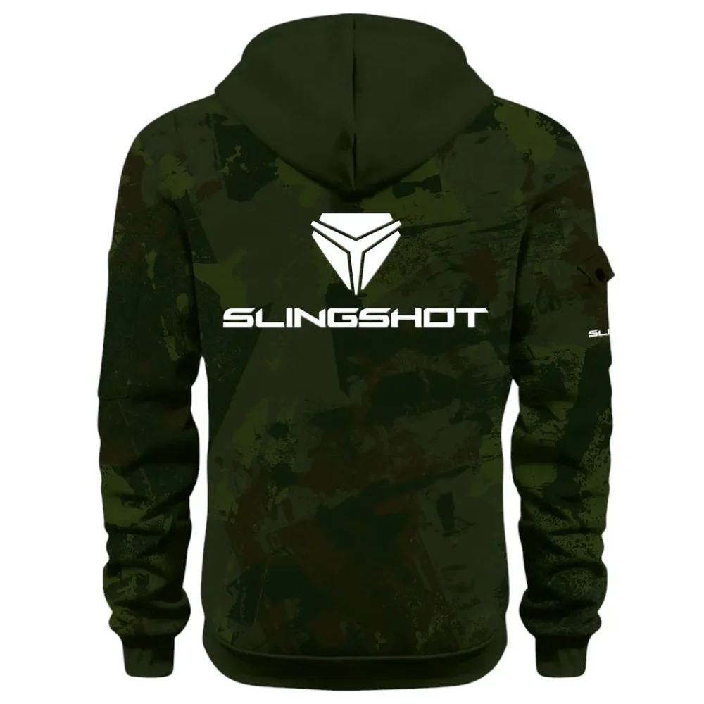 Strong Style Hoodie Half Zip 3D Print, Casual Street-Ready Hoodie CAR514 - Green - Image 3
