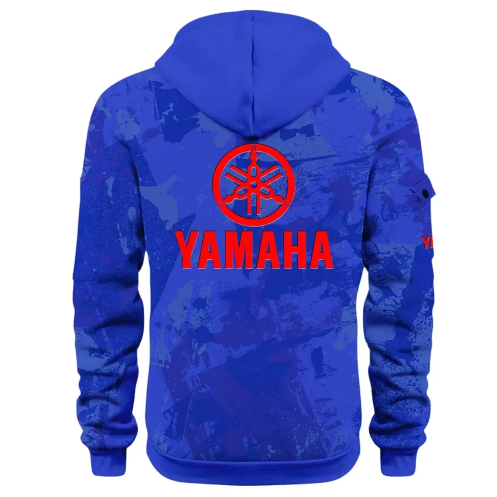 Racing Vibe Hoodie Half Zip 3D Print, Comfortable Daily Hoodie CAR514 - Blue - Image 3
