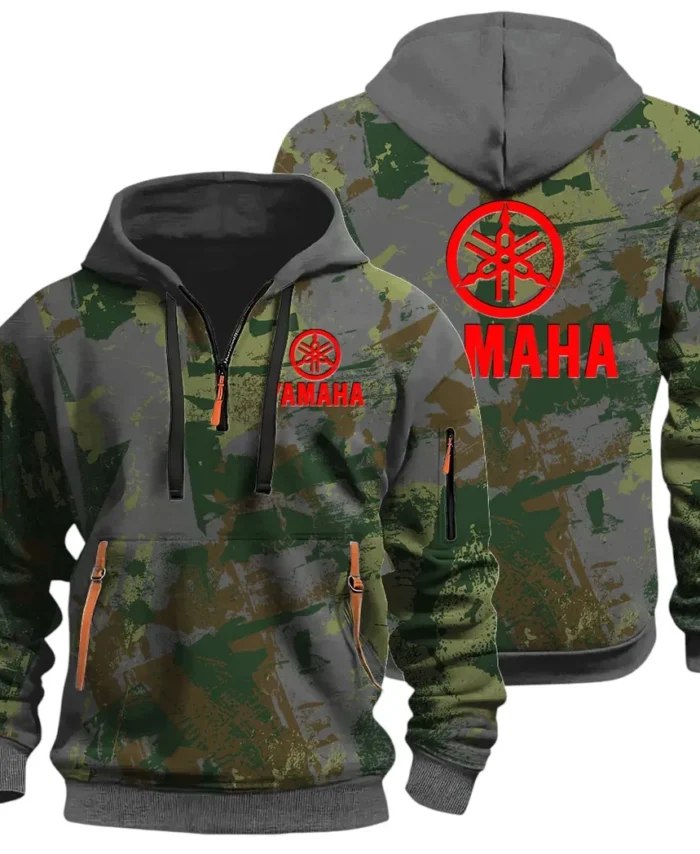 Racing Vibe Hoodie Half Zip 3D Print, Comfortable Daily Hoodie CAR514 - Dark Gray