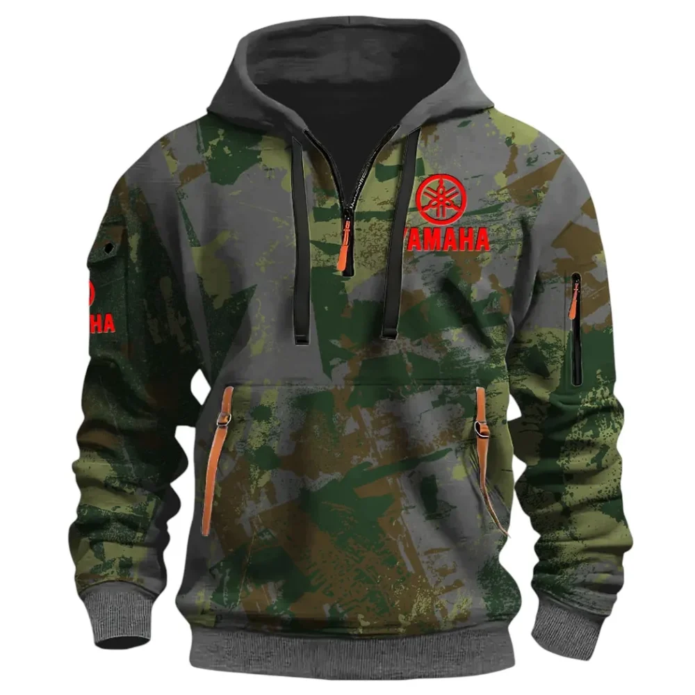 Racing Vibe Hoodie Half Zip 3D Print, Comfortable Daily Hoodie CAR514 - Dark Gray - Image 2