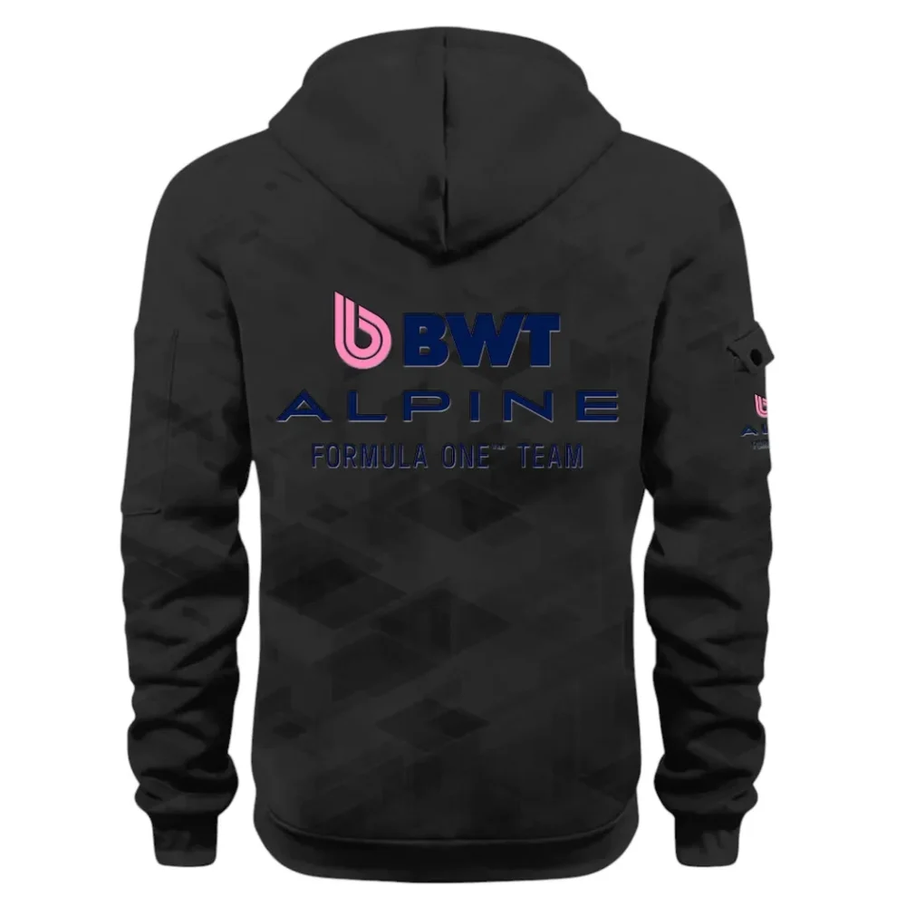 Racing Vibe Hoodie Half Zip 3D Print, Street-Ready Casual Hoodie CAR514 - Black - Image 2