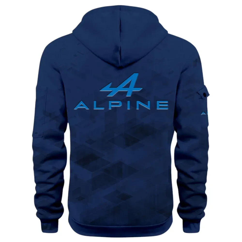 Sports Car Hoodie Half Zip 3D Print, Adventure-Ready Comfortable Hoodie CAR514 - Navy - Image 3
