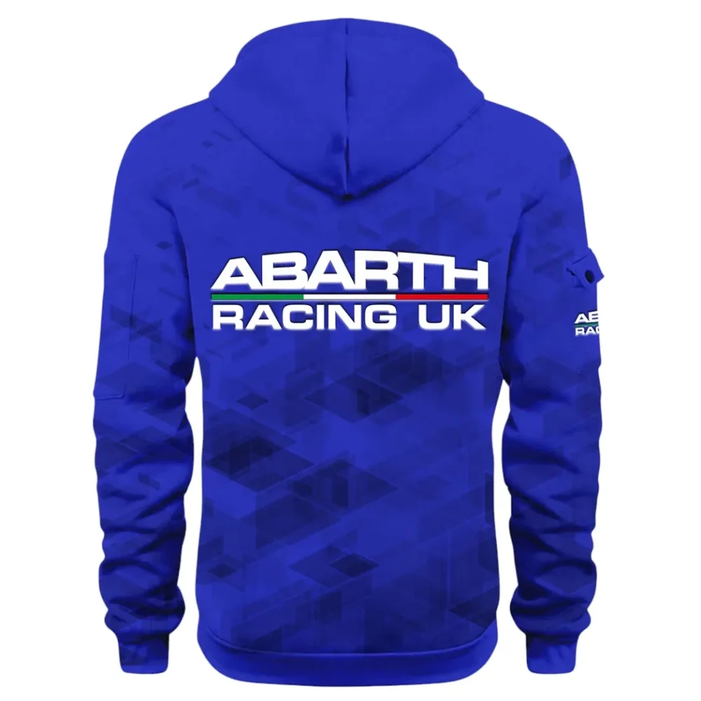 Compact Sports Car Hoodie Half Zip 3D Print, Lightweight & Casual Comfort Hoodie CAR514 - Blue - Image 3