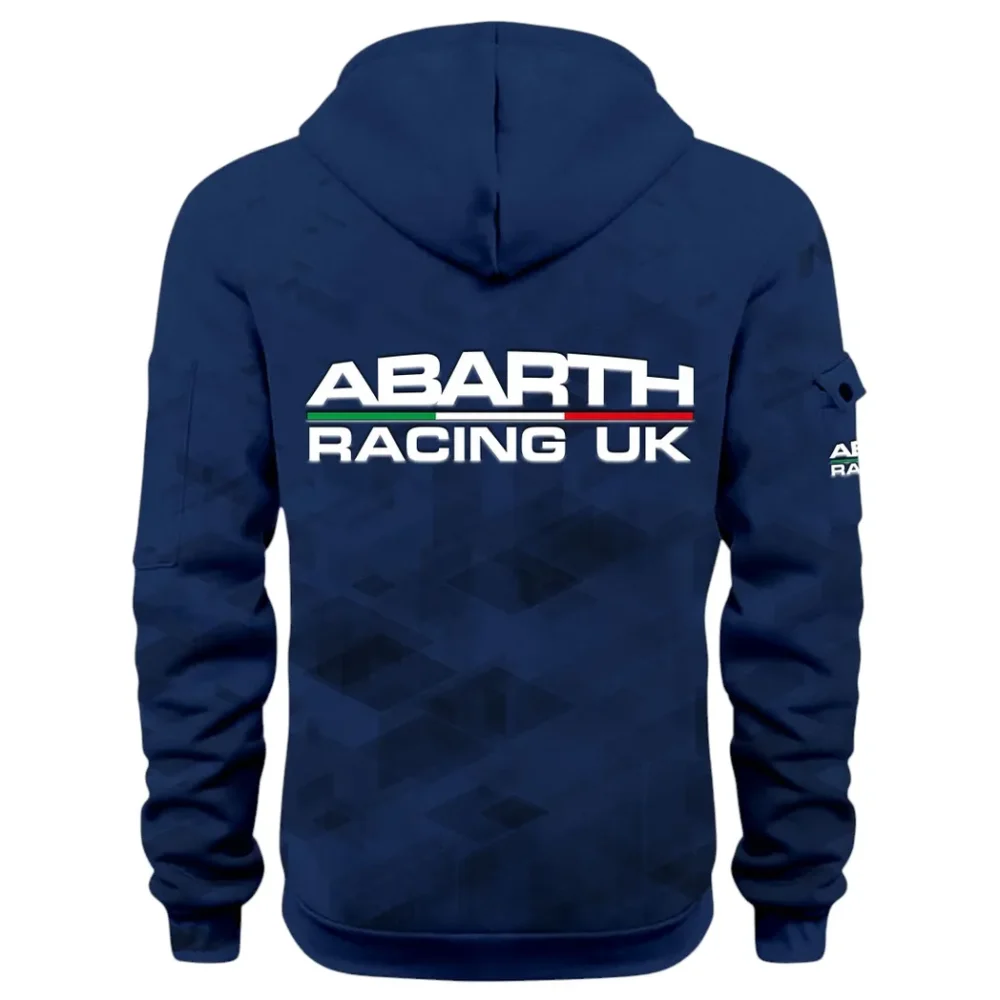 Compact Sports Car Hoodie Half Zip 3D Print, Lightweight & Casual Comfort Hoodie CAR514 - Navy - Image 3
