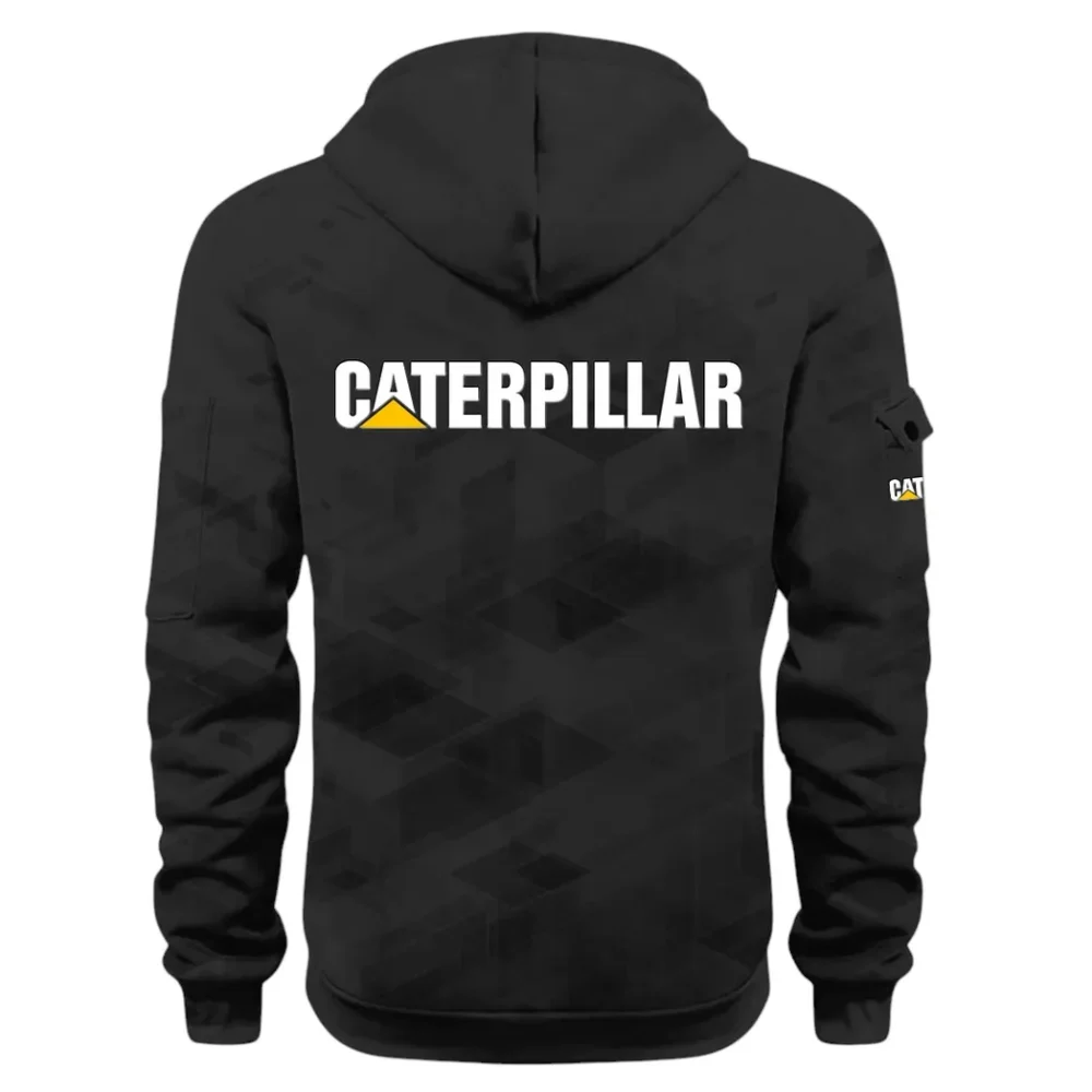 Excavation Vehicle Hoodie Half Zip 3D Print, Sporty & Street-Ready Hoodie CAR514 - Black - Image 3