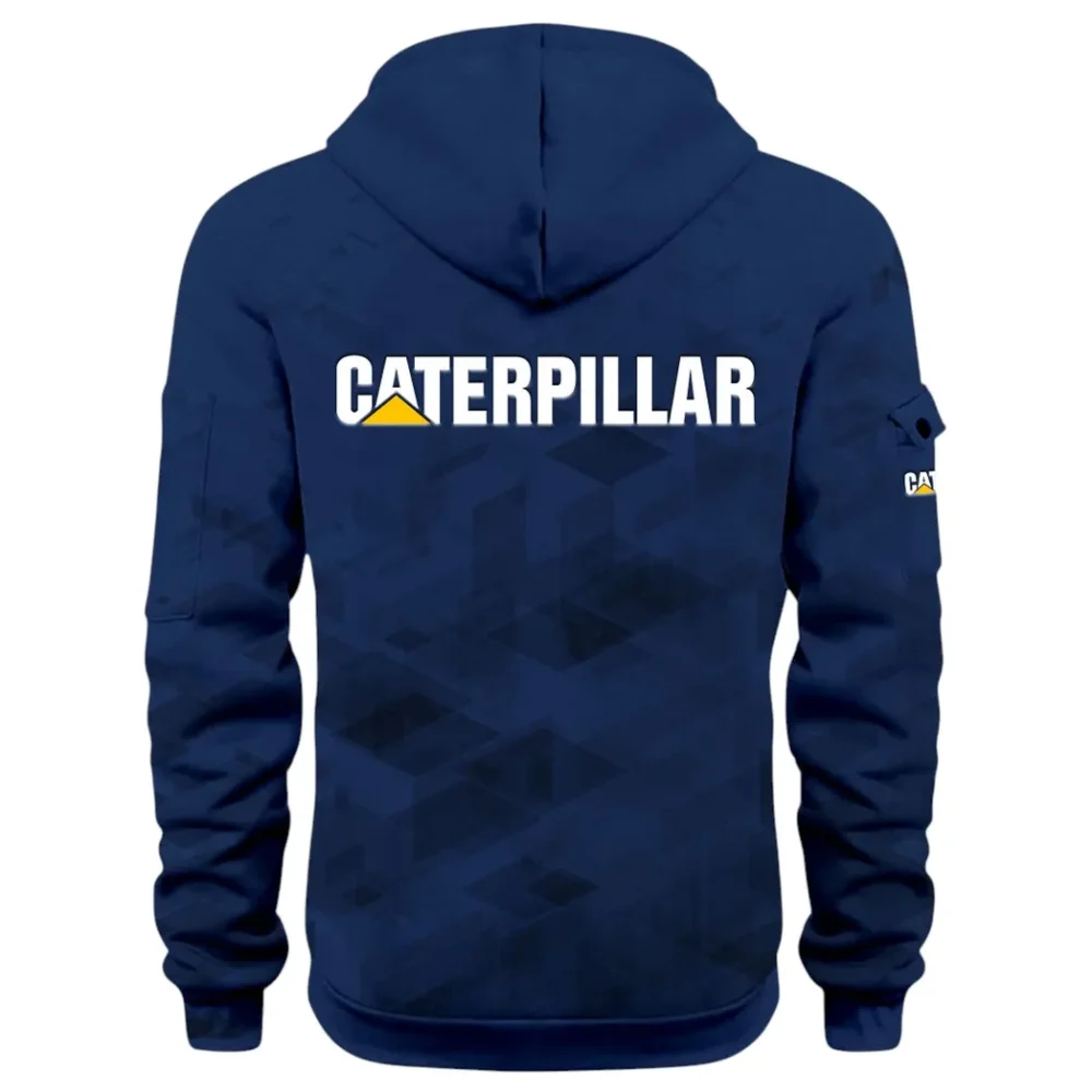 Excavation Vehicle Hoodie Half Zip 3D Print, Sporty & Street-Ready Hoodie CAR514 - Navy - Image 3