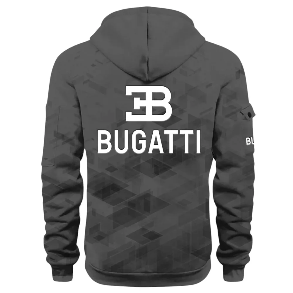 High-Performance Supercar Hoodie Half Zip 3D Print, Sporty Urban Look Hoodie CAR514 - Dark Gray - Image 3