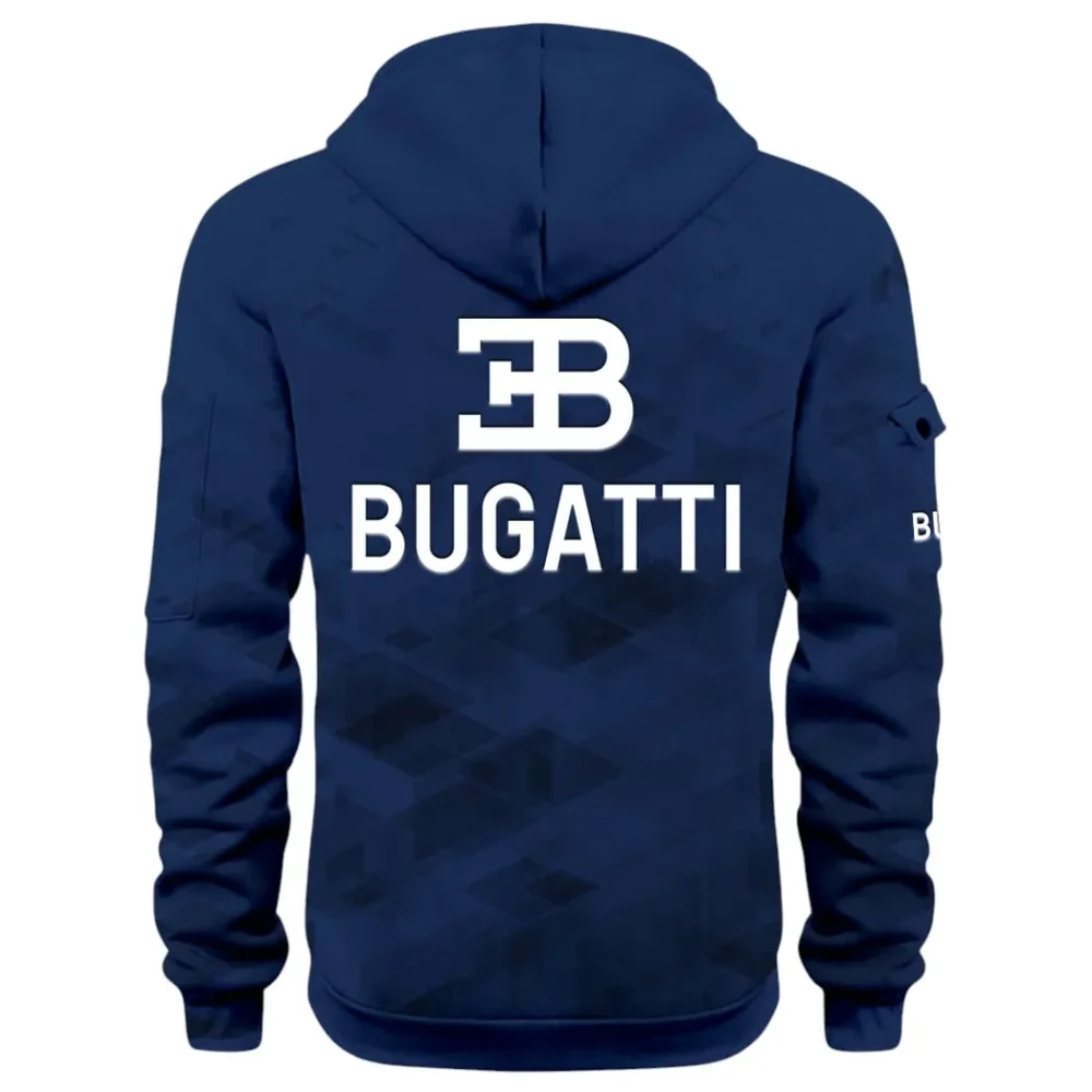 High-Performance Supercar Hoodie Half Zip 3D Print, Sporty Urban Look Hoodie CAR514 - Navy - Image 3