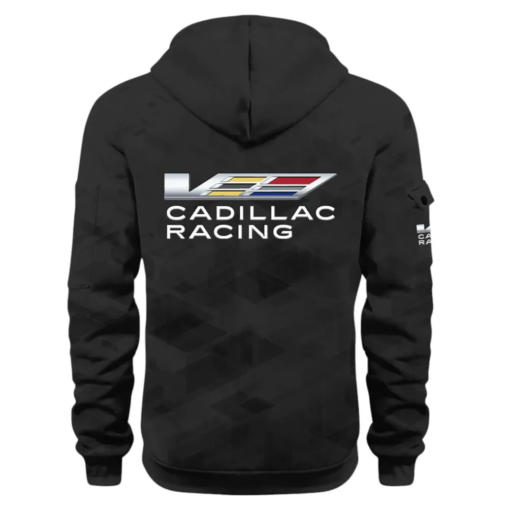 Performance Executive Car Hoodie Half Zip 3D Print, Sporty & Casual Everyday Wear Hoodie CAR514 - Black - Image 3