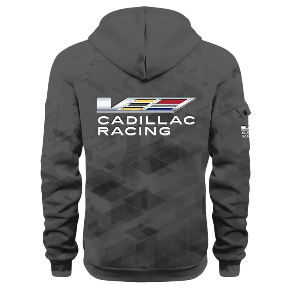 Performance Executive Car Hoodie Half Zip 3D Print, Sporty & Casual Everyday Wear Hoodie CAR514 - Dark Gray - Image 3