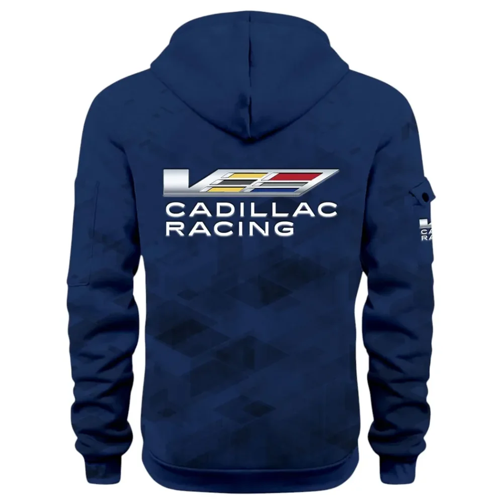 Performance Executive Car Hoodie Half Zip 3D Print, Sporty & Casual Everyday Wear Hoodie CAR514 - Navy - Image 3