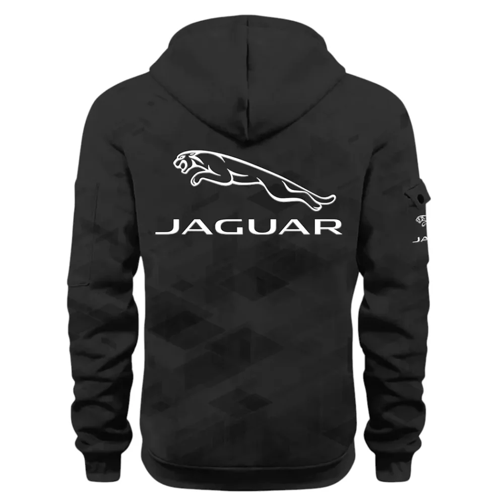 Sophisticated Car Hoodie Half Zip 3D Print, Everyday Comfortable Hoodie CAR514 - Black - Image 3